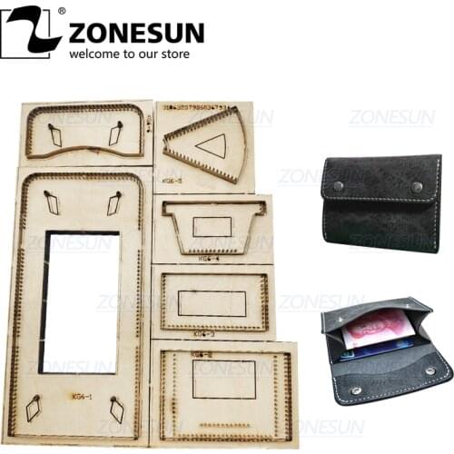ZONESUN D8 Custom Leather Women Wallet Coin Purse Die Cutter Clicker Steel Rule Die Pucnhing Tool For Die Cutting Machine