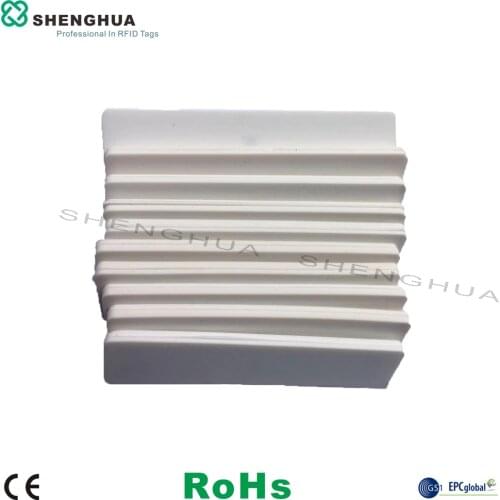 10pcs/pack RFID laundry tag Washing Label UHF Rfid Silicone Smart Sticker White Security RFID Label For Hotel Tower Tracking