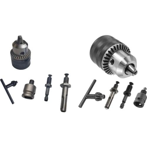 5Pcs Precise Keyed Drill Chuck Converter Tool Kit Drill Chuck Adaptor Impact Driver Conversion Tool