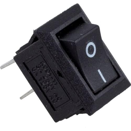 5 x AC 250V 3A 2 Pin ON/OFF I/O SPST Snap in Mini Boat Rocker Switch