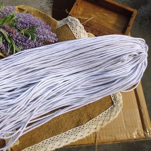 80M Dia 3mm White Cotton Pet Tie for Packing, Cotton Rope, Compound Rope, DIY Cotton cord