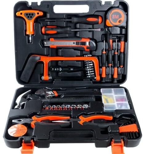 82 Pcs/Set Multifunctional Household Kit Herramientas Key Combination Spanner Torque Wrench Set Auto Repair Hand Tools CarDN153R