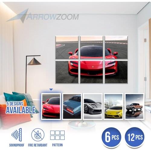 Arrowzoom Car Wall Stickers Board Photo Display DIY Art Wall Decor Home Decoration Background Wallpaper AZ1227