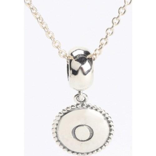 Bewill S925 Sterling Silver New Pendant Creative Logo Letter Pendant