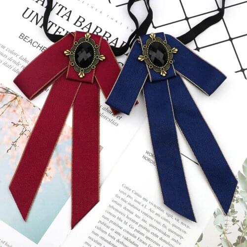 Gorgeous Vintage Satin Bow Tie Lady Women Unisex Ribbon Bowtie Jewelry Elastic Adjustable Fixed Wedding Party Uniform Accessory