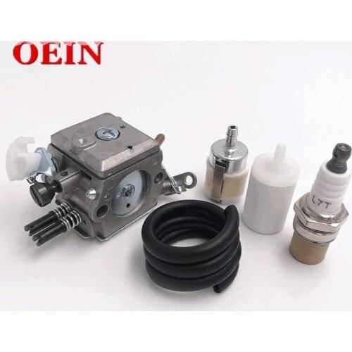 Carburetor Fuel Filter Hose Spark Plug Kit Fit HUSQVARNA 372 371 365 362 Gas Chainsaw Replace Parts 503470501 503627701
