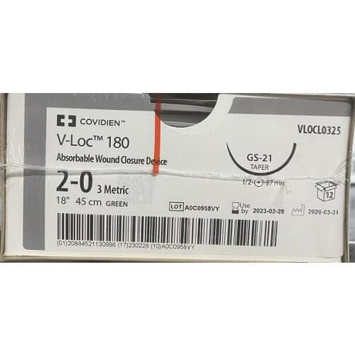 Covidien Barbed Wire VLOCL0325 Covidien Barbed Wire VLOCL0325