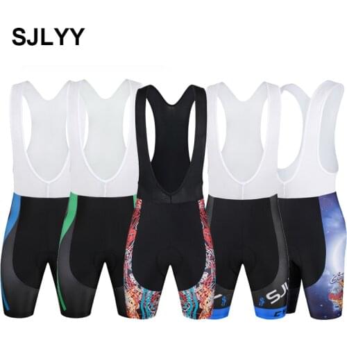 Summer Cycling Jersey Bib Shorts Pants Shockproof 9D Soft Gel Pad Bicycle Road Bike Tights for Man Women Jumpsuit Ropa Ciclism