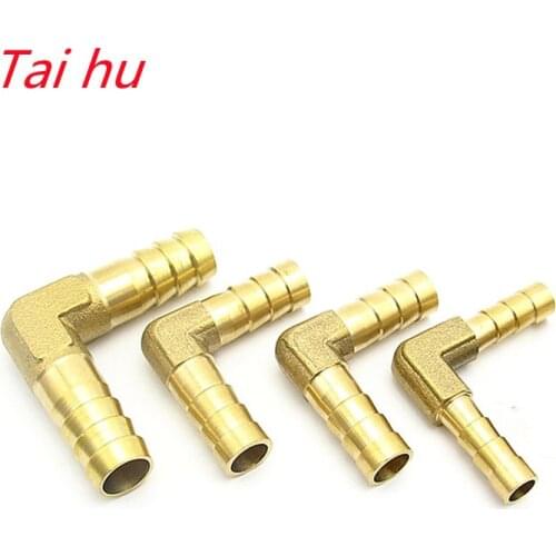 4mm 5mm 6mm 8mm 10mm 12mm 14mm 16mm 19mm Hose Barb Elbow Brass Barbed Pipe Fitting Coupler Connector Adapter For Fuel Gas Water