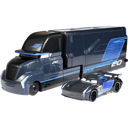 Disney cars Toys Pixar Cars 3 Lightning McQueen Jackson Storm Cruz Mater Mack Uncle Truck 1:55 Diecast Metal Car Model Boy Gifts