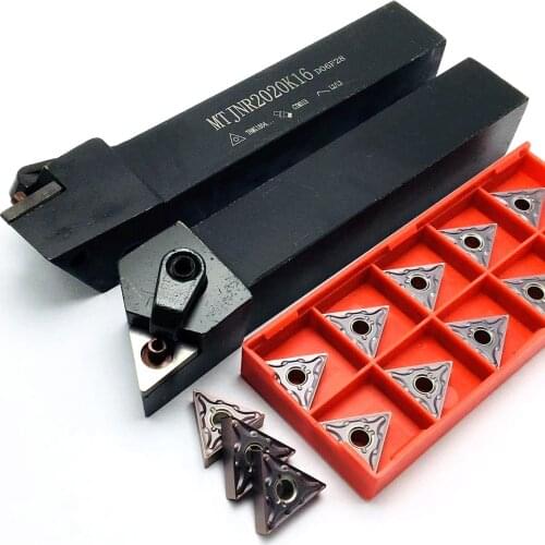 MTJNR1616H16 MTJNR2020K16 External turning tool holder 93°+10PCS TNMG160408 TNMG160404 Carbide insert lathe parts tool MTJNR