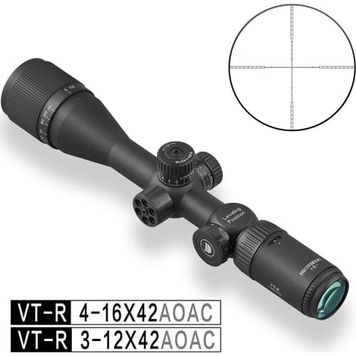 Illuminated Cheap Field Discovery Scopes VT-R 3-12X42 AOE 4-16 6-24 Object Focus Super Thin-wall Effect Large Field of View