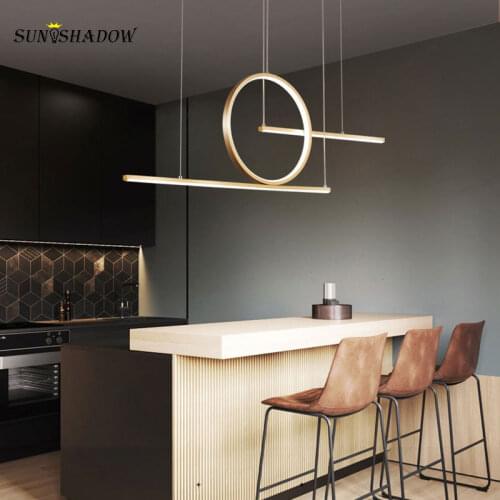 Hanging Lamp Pendant Lamp 110v 220v Modern Led Pendant Light for Dining room Kitchen Living room Office room Lustre Chandeliers