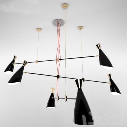 Pendant light aluminum Nodic Postmodern hanging lights for dining room 6heads/12 heads speaker England design lamp pendant light