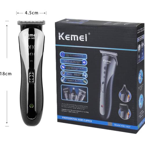 KEMEI Professional Hair Clipper Nose Hair Device Multi-function 3 IN 1 Hair Clipper Head Washed Barbe Hair Cutting Machine F30