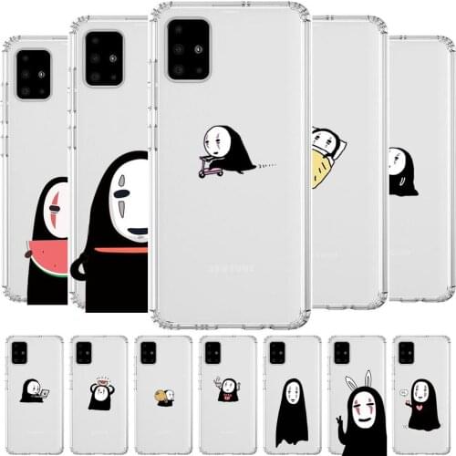 Spirited Away Anime Style Transparent Phone Case Hull For Samsung Galaxy A50 A51 A20 A71 A70 A40 A30 A31 80 E 5G S Shell Art Cel