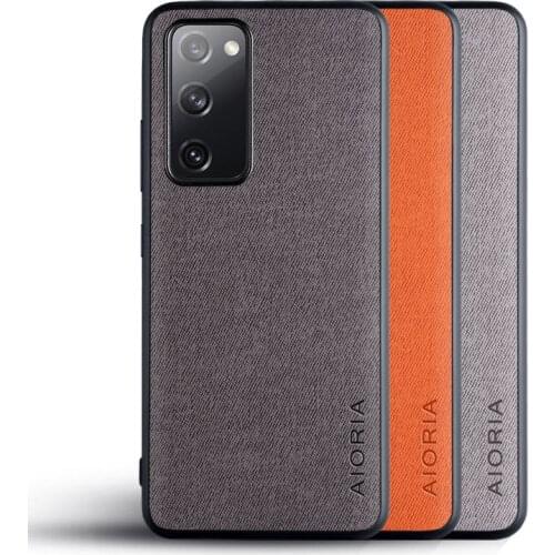 For Samsung galaxy S20 Ultra S20 FE S21 S10 Plus S10 Note 20 Ultra simple fabric Mobile phone ultrathin Fall prevention case