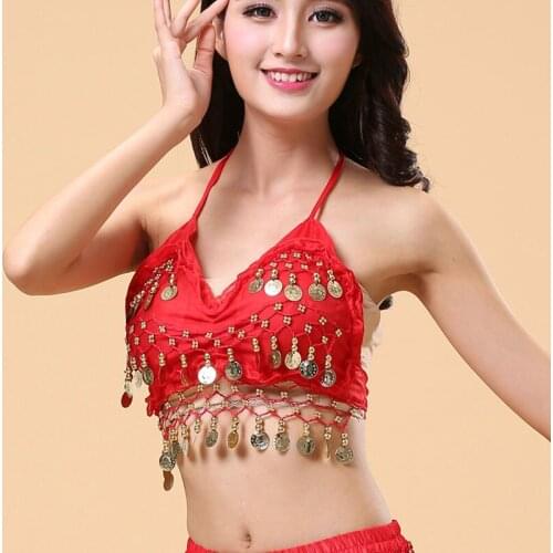 S15 New Sexy Sequins Indian Dress Costumes Professional Belly Dance Lingerie Children Belly Dance Bra Women