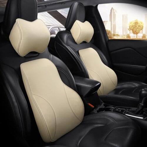 Car Seat Head Neck Rest Massage Auto Pillow Space Memory Neck Headrest Car Cover Vehicular Pillow Seat Headrest Accessories