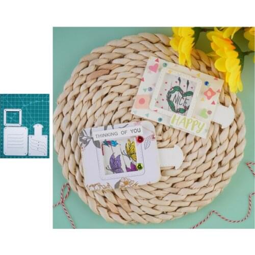 YaMinSanNiO Wallet Folder Shape Metal Cutting Dies Stencils For DIY Scrapbooking/photo Album Decorative Embossing Paper Card New