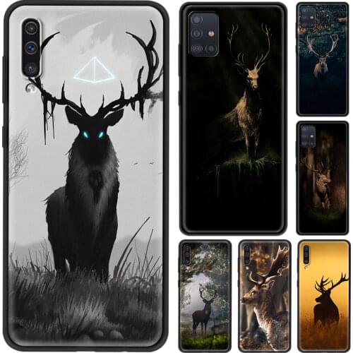 Smartphone Case for Samsung Galaxy M31s M51 M31 M62 M30s M21 M11 M01 Cover Animal Deer Hunting Camo Shell