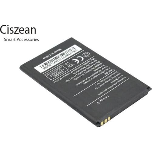 Ciszean 1x New 3.7V 2000mAh Replacement lenny 3 Battery For Wiko LENNY3 Batterie Bateria Cell Phone Batteries
