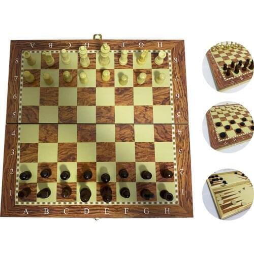 Portable Chess Set Folding Magnetic Chess Board Games Entertainment Educational Gift for Children Family Home School Travel