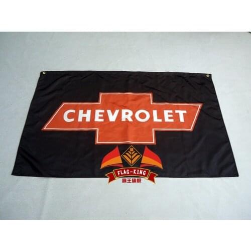Chevrolet racing Flag, digital printing chevrolet 90*150CM banner