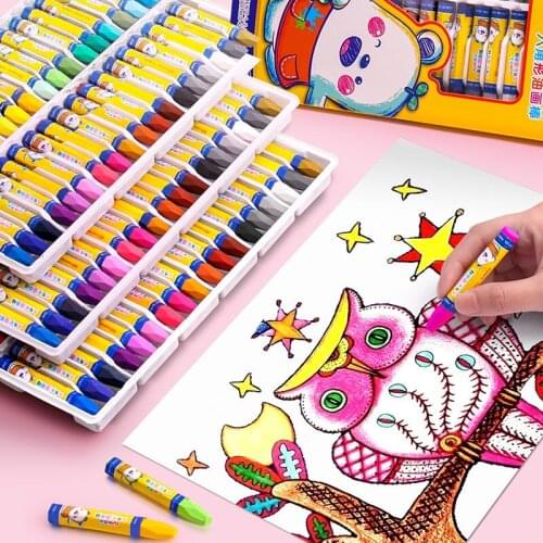 Oil Painting Stick Multi-color Childrens Painting Pen Infant Crayon Stationery Color Oil Painting Stick