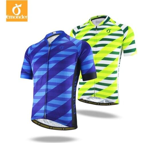 Emonder Summer Mens Cycling Jersey Breathable Short Sleeve Mountain Bicycle Bike Shirt Sport Wear Maillot Cycling Clothing