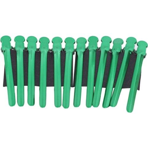 Hot Sale Metal Hairdressing Clip Alligator Hair Clamp Hairpins Pro DIY Barber Salon Hairstyling Sectioning Tools 12 PCS/Set