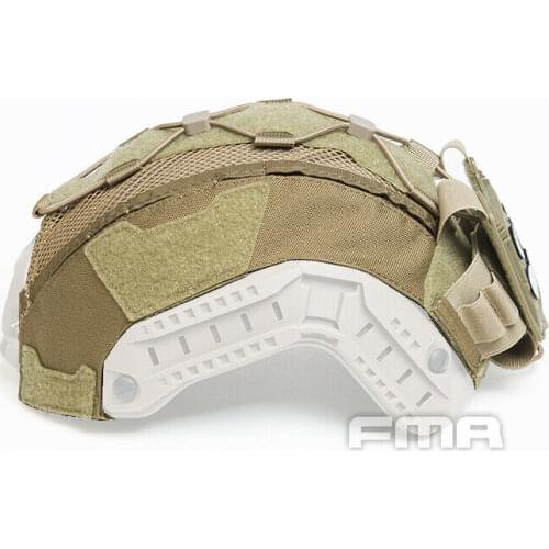 FMA TB1345 BK/DE/MC Tactical Maritime Helmet Cover Multifunctional Battery Holder Balanced Pouch Bag
