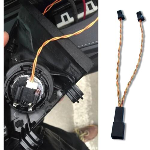 Audio fitting wiring for Mercedes-Benz w205 w213 w177 w222 E C GLC tweeter splitter Y cable adapter stereo plug connection wires