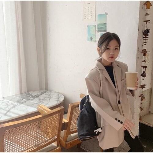 2021 New Arrival Girls Boys Coat Autumn Cotton Full Sleeve Fashion Kids Coats 2-8 years MY547