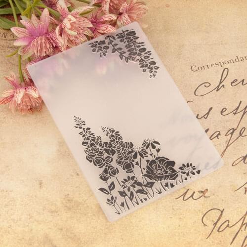 Tree and flower print DIY Plastic Embossing Folders for DIY Scrapbooking Paper Craft/Card Making Decoration Supplies