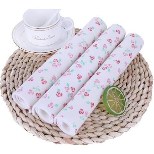 TCHY 5/10PCs Happy Gifts High Efficient Anti-grease Dish Cloth Bamboo Fiber Washing Towel Magic Kitchen Cleaning Wiping