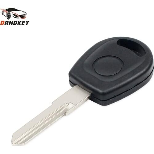 Dandkey Replacement Transponder Chip Car Key Shell Case For Old VW Volkswagen Jetta POLO BORA PASSAT Uncut HU49 Blade