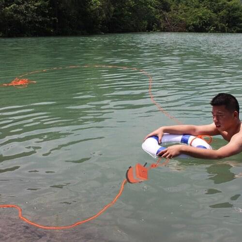 Reflective Rope Throw Rope Surface Salvage Rope Bag Boating Kayaking Safety Water Rescue Floating Rope