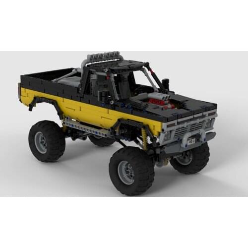 Technology Building Blocks F100 Sand Cross Country Racing MOC-32170 Remote Control RC Assembly Toy Model Boy Gift