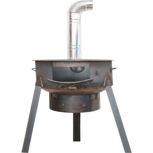 2021 Upgraded Version New Firewood Stove Outdoor Camping Movable Ground Pot Wood Stove Multifunction Thicken Home Rural Stove