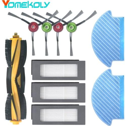 For Ecovacs DN33 DN55 DN520 DN56 Robot Vacuum Cleaner Main Brush Side Brush HEPA Filter Mop Cloth Replacement Accessories
