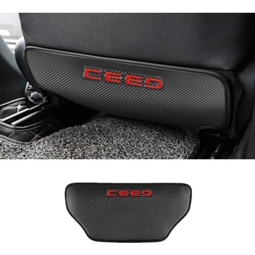 1pcs Car Seat Back Anti-Kick Cushion Pad Rear Seat Passenger Anti-Dirty Kick Pad for Kia Ceed Rio 3 4 Sorento Cerato Accessories