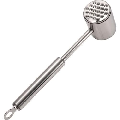 304 high grade stainless steel meat beef hammer steak loose meat pork chicken tender meat tenderizer pounder kitchen tool