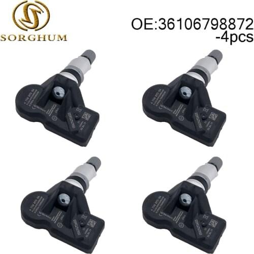 4pcs 36106798872 TPMS Tire Pressure Monitor Sensor Fits for BMW ROOLS ROYCE