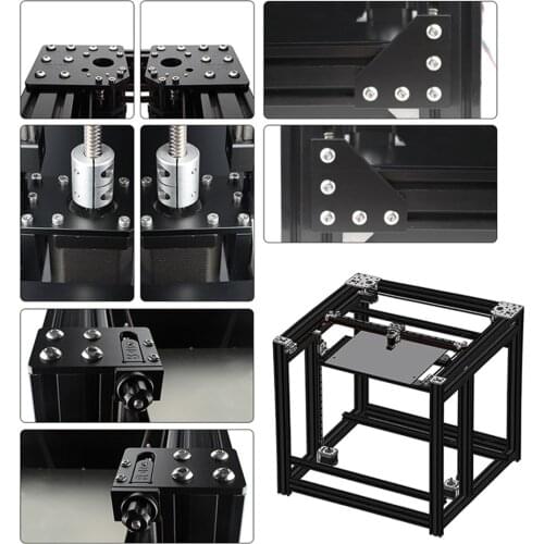 BLV MGN Cube 3d Printer All meatal Dual axis Upgrade Kit BLV CNC Aluminum Alloy Metal Mount Bracket