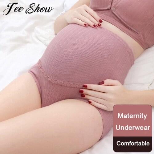 Cotton Maternity Panties High Waist Adjustable Belly Pregnancy Underwear Clothes for Pregnant Women Pregnancy Briefs Plus Size