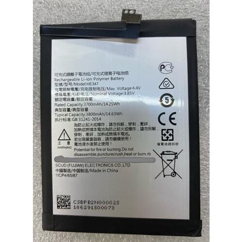 HST New Battery 3800mAh /11.78Wh HE347 Replacement Battery For Nokia 7 7.1 TA-1041 347 Phone Batteries