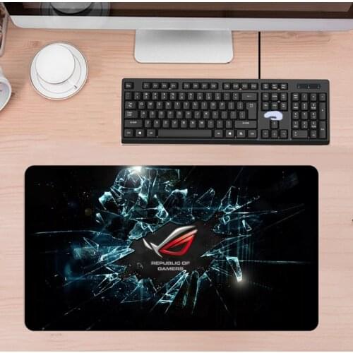 70x40cm ASUS Mouse Pad Non-slip Washable Durable Office Learning Gaming Desk Pad Writing Mat Rubber Lock Edge Computer Pad Gift