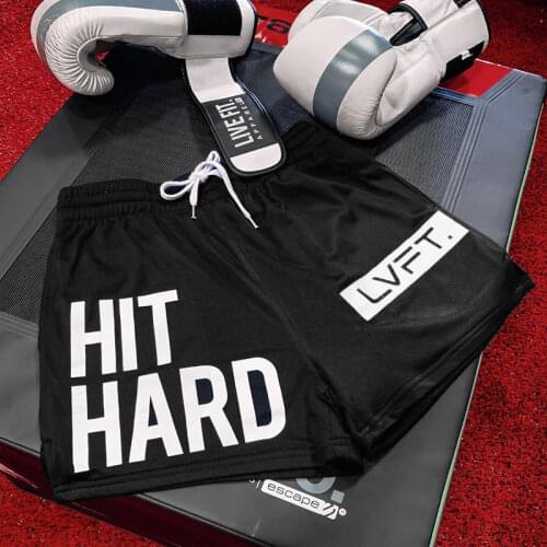 2021 Summer New Three-Point Pants Running Fitness Mesh Thin Quick-Drying Breathable Foot Opening Sports Shorts Men