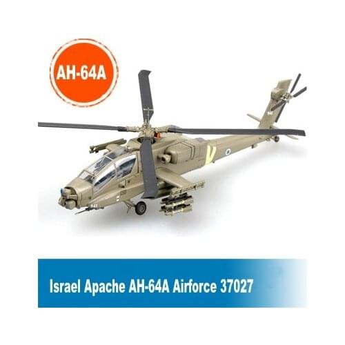 1:72 Scale Airplane Model Israel Apache AH-64A fighter Assembly Airforce Model Building Kits 37027